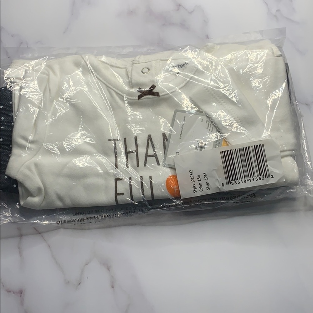 Carter’s “Thankful For Grandma” Top/Bot Set -12M
